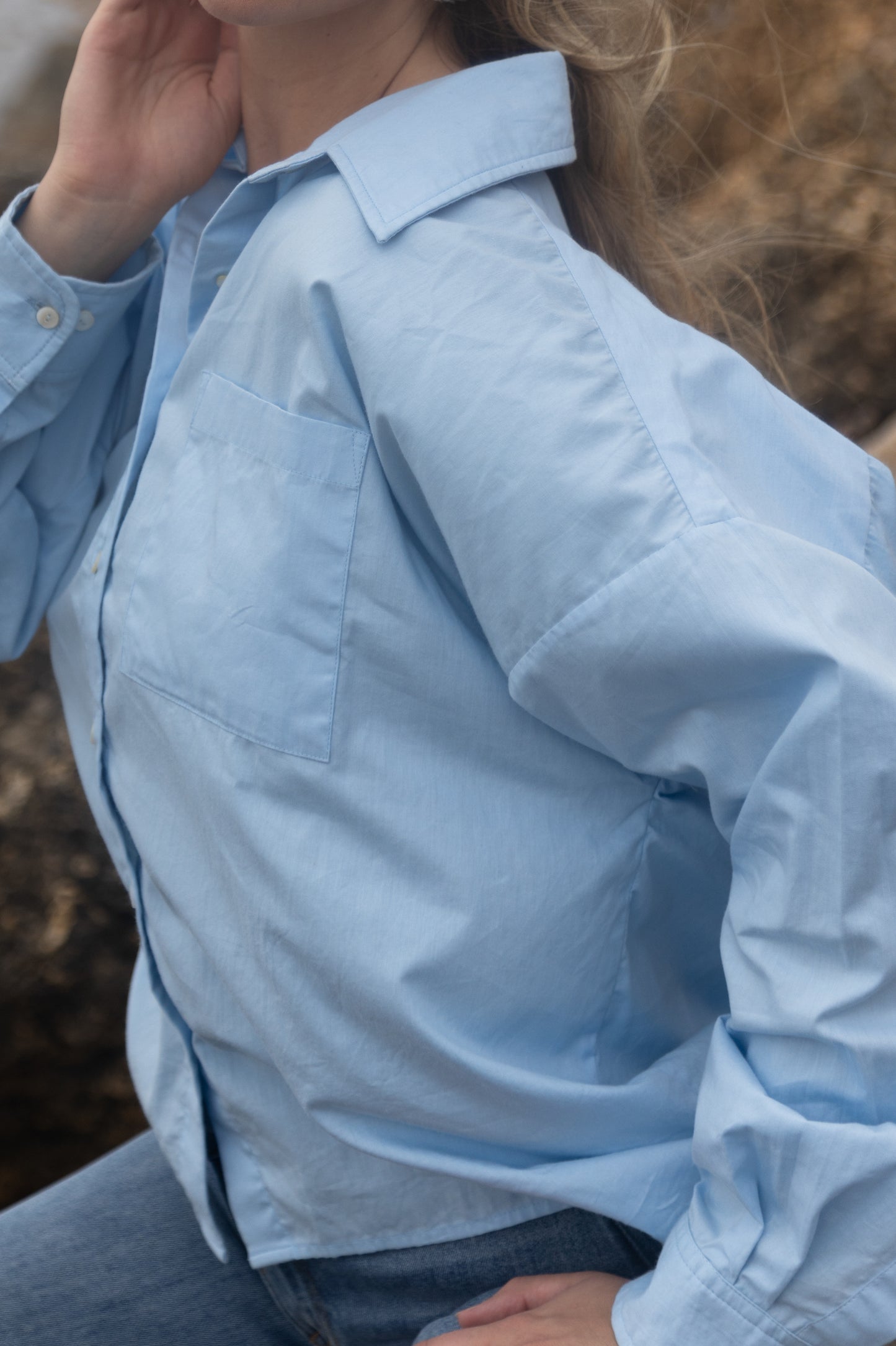 Relaxed Poplin Shirt