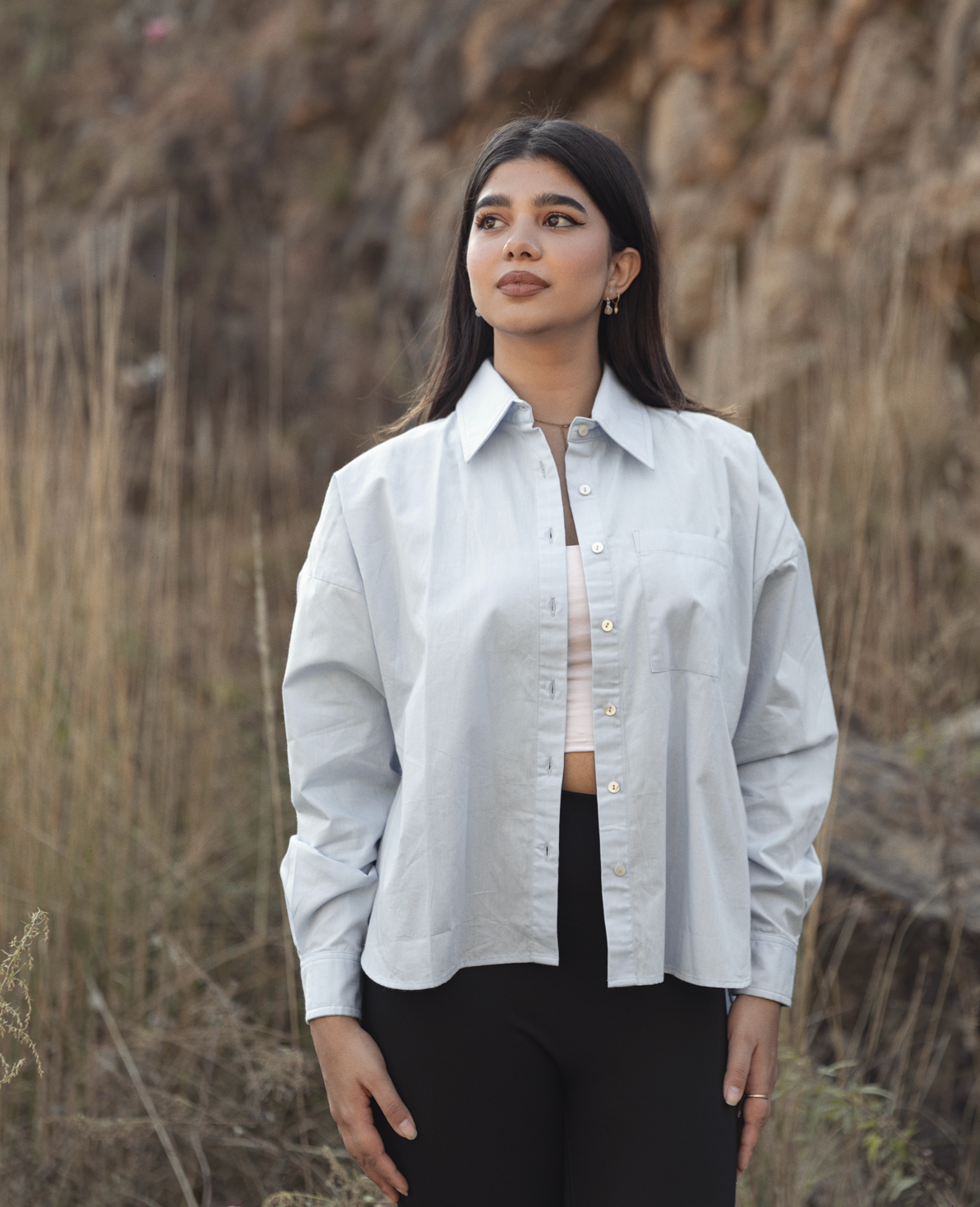 Relaxed Poplin Shirt